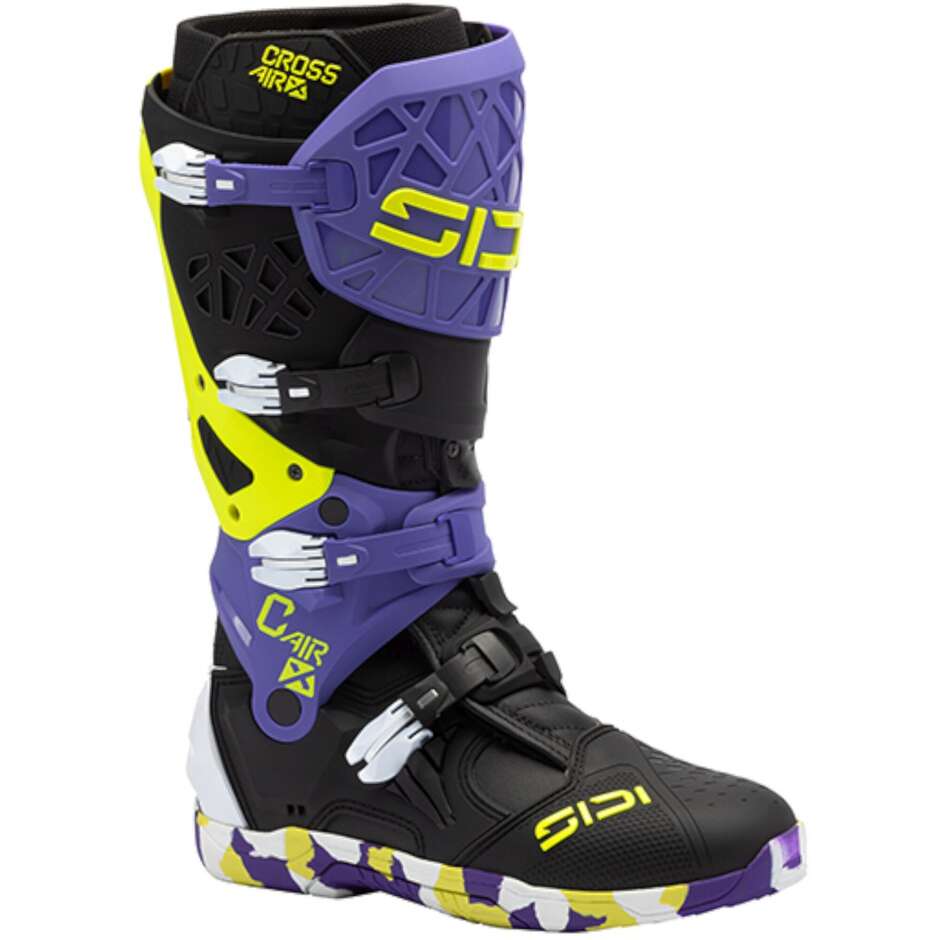 Bottes de motocross Sidi CROSSAIR X Noir Violet