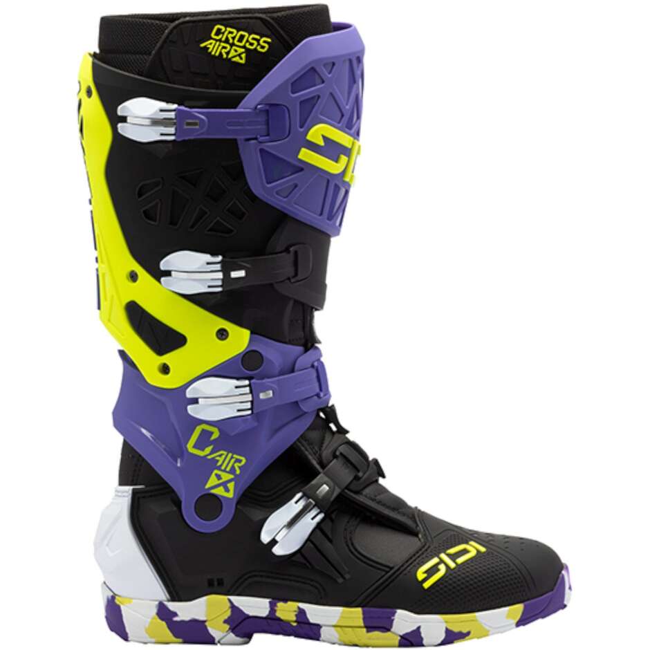 Bottes de motocross Sidi CROSSAIR X Noir Violet