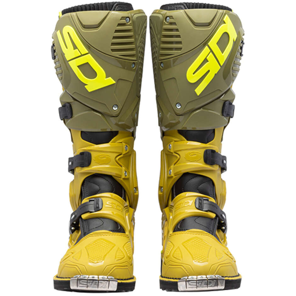 Bottes de motocross Sidi CROSSFIRE 3 Guacamole Vert olive