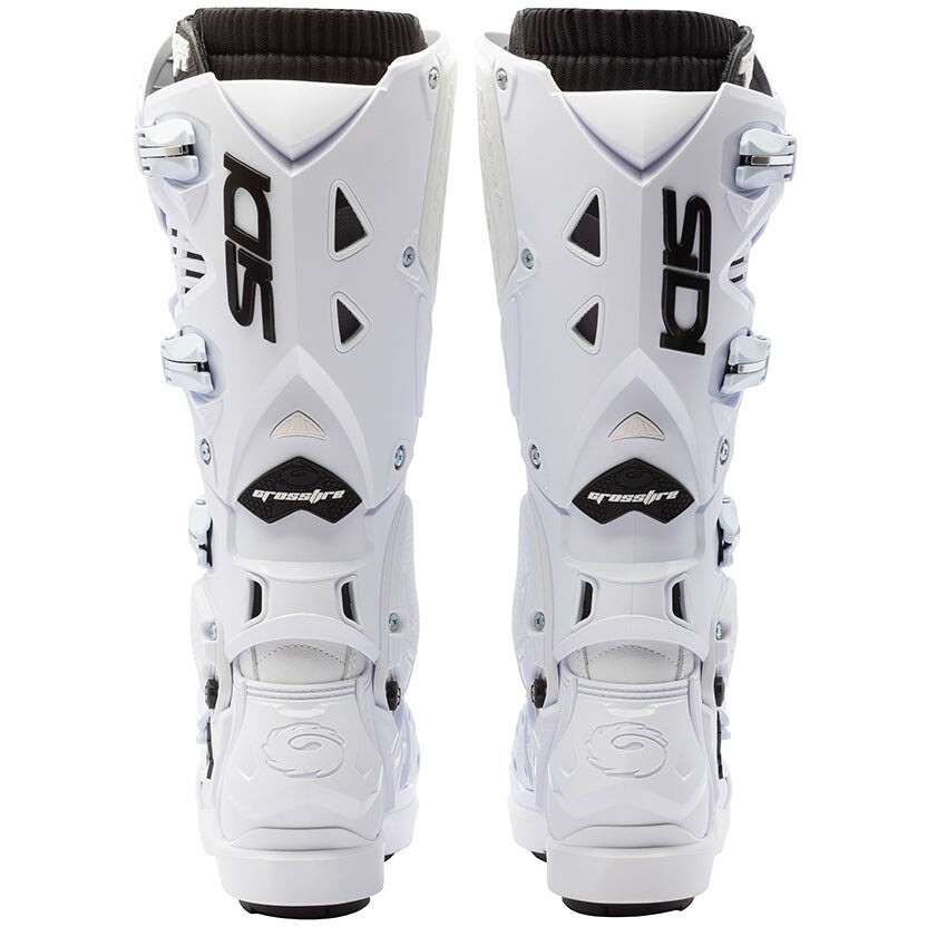 Bottes de motocross Sidi CROSSFIRE 3 SRS Blanc Noir