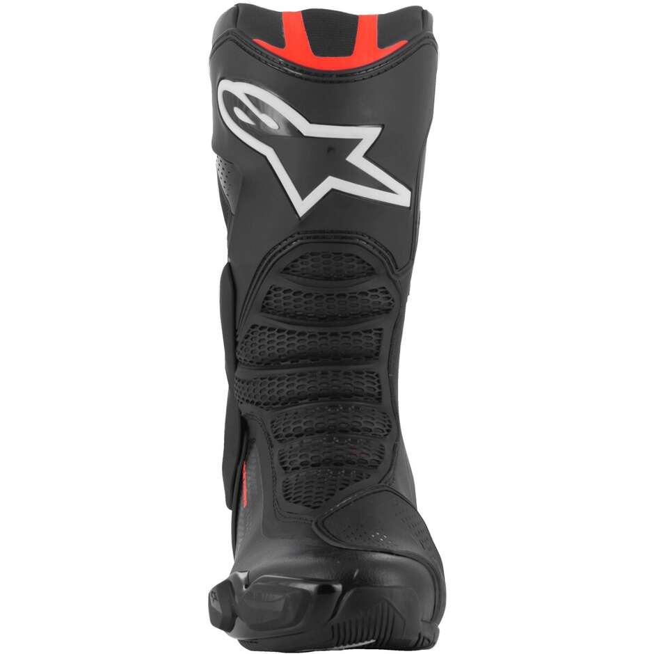 Bottes Moto Alpinestars SMX-6 V3 Noir Rouge Fluo