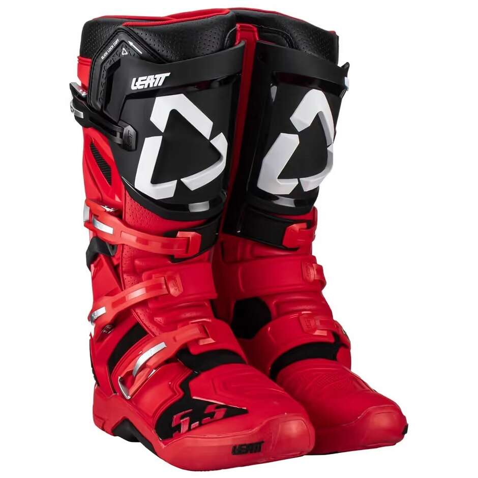 Bottes Moto Cross Enduro Leat 5.5 FLEXLOCK Rouge