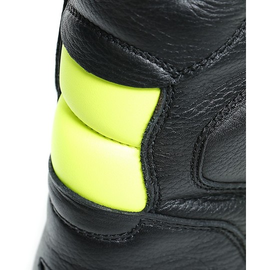 Bottes moto de tourisme Dainese FULCRUM Gore-Tex Noir Jaune Fluo