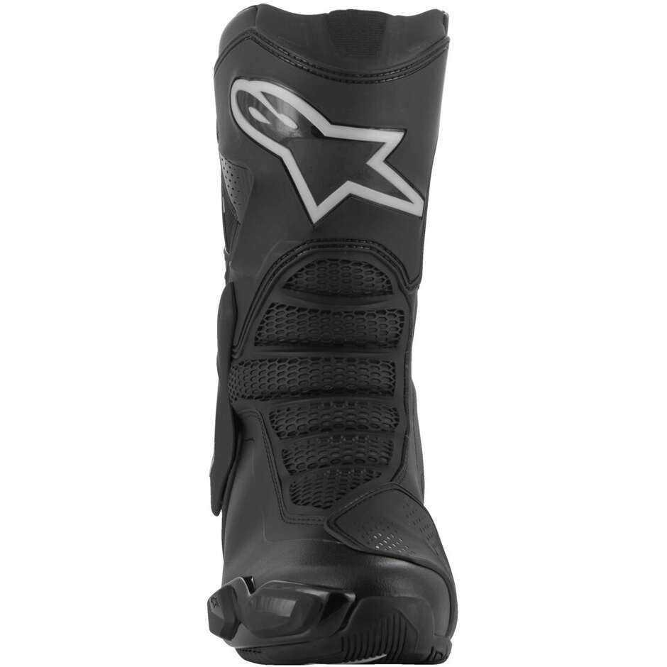Bottes moto femme Alpinestars STELLA SMX-6 V3 DRYSTAR noir argent