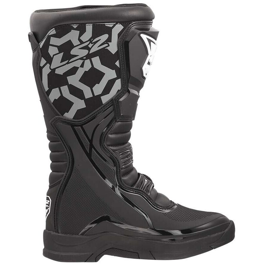 LS2 RAPTOR MAN Motorcycle Boots Black