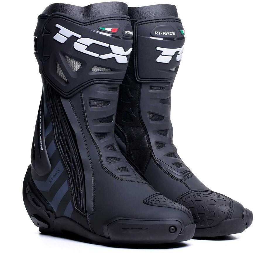 Bottes Moto Racing Tcx 7669 Rt-Race Noir Gris