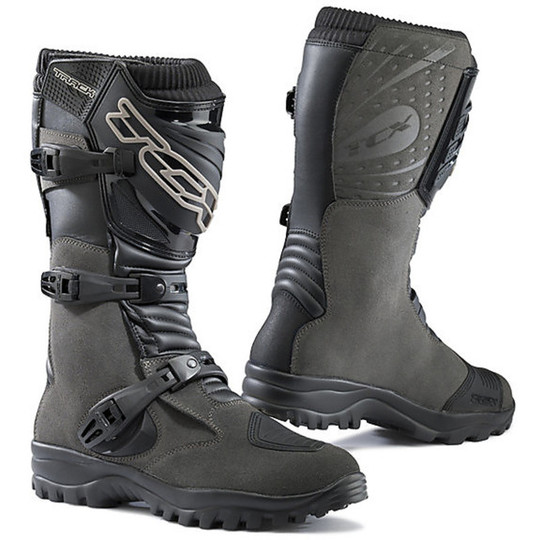 Bottes moto Tcx Track Evo Imperméable Gris