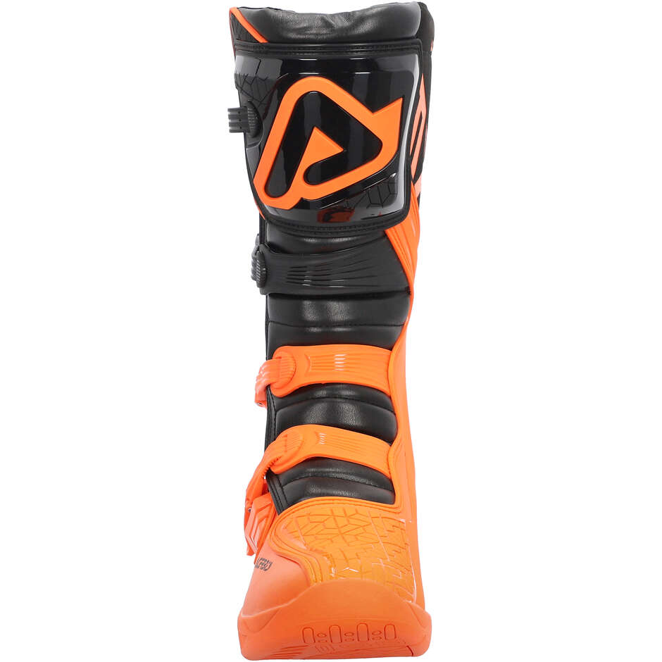 Bottes Motocross Enduro Acerbis X-TEAM orange noir