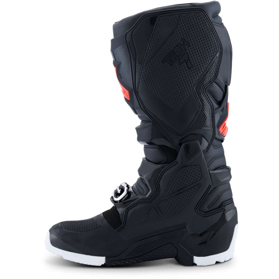 Bottes motocross enduro Alpinestars TECH 7 ENDURO DRYSTAR Noir Rouge Fluo Blanc