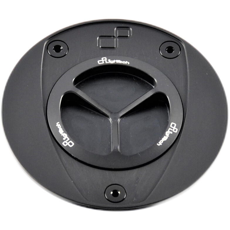 Diarypiece Bouchon Réservoir Carburant Moto Sportster 1200 883 - Pop-Up Aluminium Noir/Argent