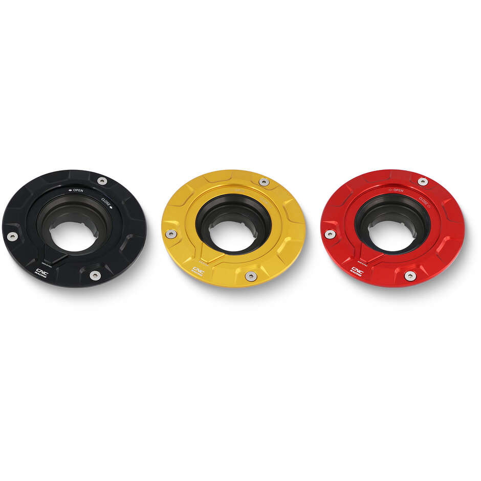Bouchon de réservoir de carburant - Bride GEAR TSB11 CNC Racing Noir