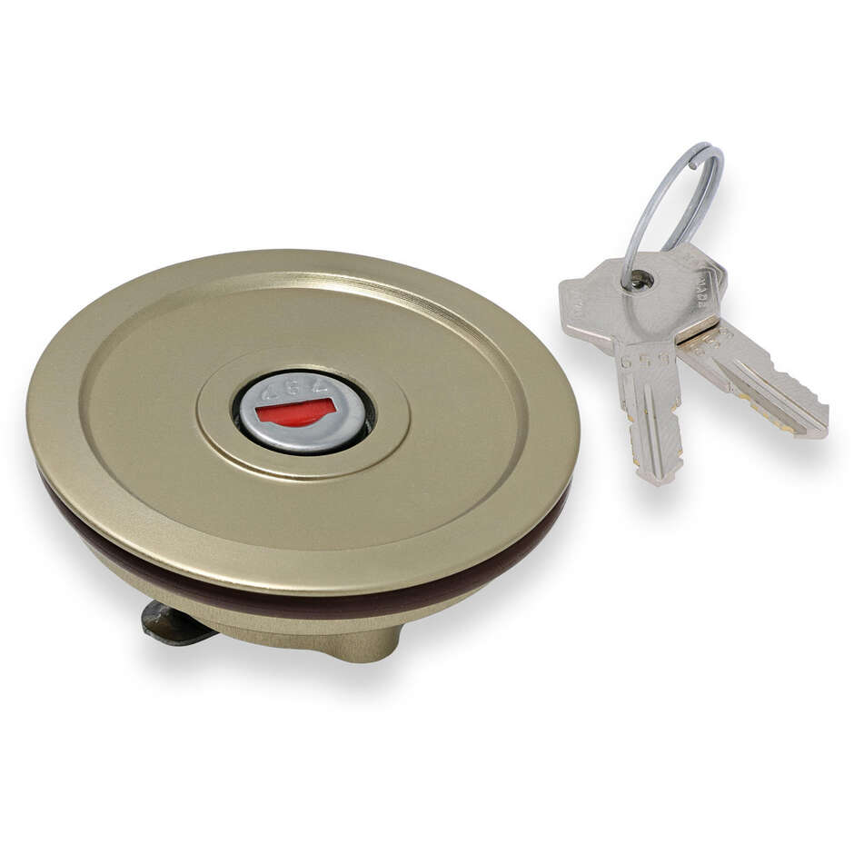Bouchon de réservoir de carburant - Serrure à clé CNC Racing TSU01 Bronze