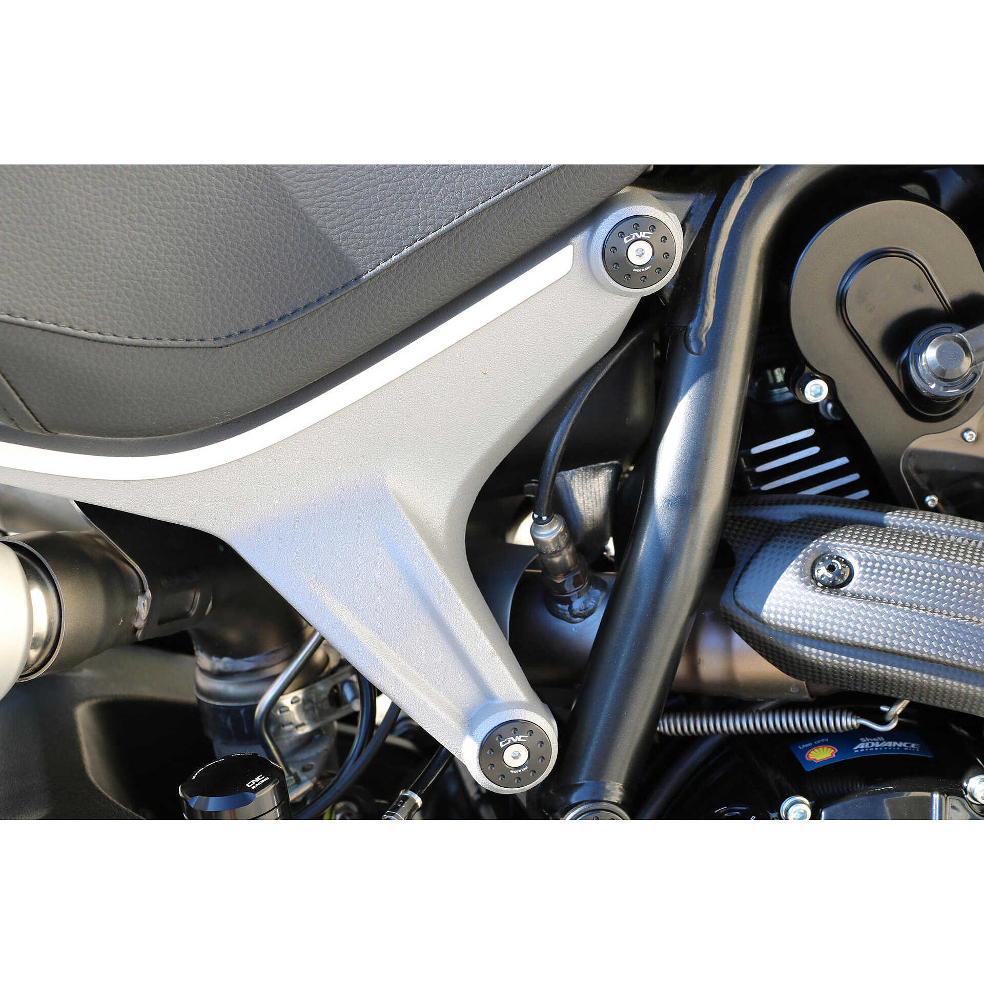 Cache-trous De Cadre Moto Noir - Pour Yamaha Tenere 700 2019-2021 - Kit 2 Bouchons, Anti-boue, Décoratif