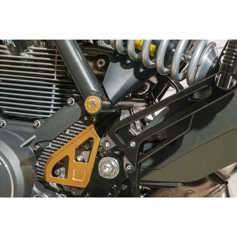 Bouchons de cadre dorés Ducati CNC Racing TT331