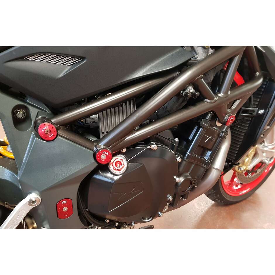BOUCHONS DE CADRE MV AGUSTA BRUTALE 1090 CNC Racing TT346 Or