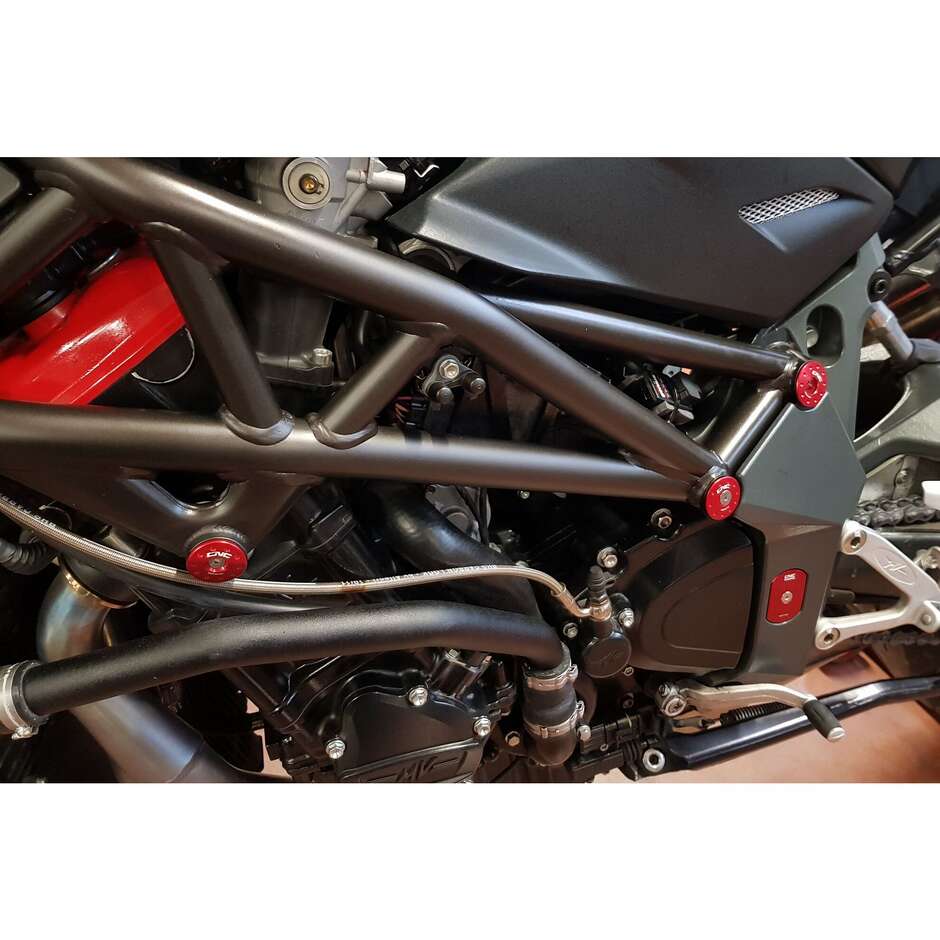BOUCHONS DE CADRE MV AGUSTA BRUTALE 1090 CNC Racing TT346 Or
