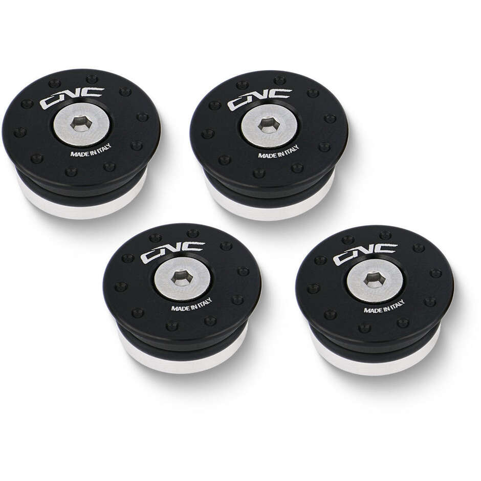 Bouchons de cadre noirs Ducati CNC Racing TT331