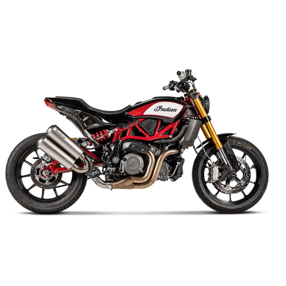 Bouclier thermique Akrapovic P-HSIN12E1, spécifique pour Indian FTR1200 (19-20)