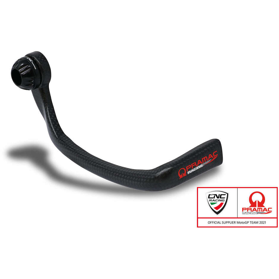 Brake-Guard Carbon Race PL150 - Matt carbon front brake lever guard - Pramac Racing Limited Edition CNC Racing Black