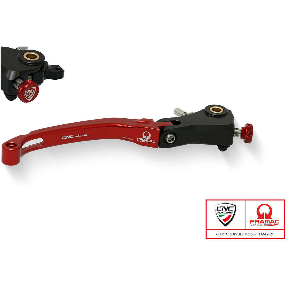Brake Lever Race LBR04 - Folding Pramac Racing Limited Edition CNC Racing Red