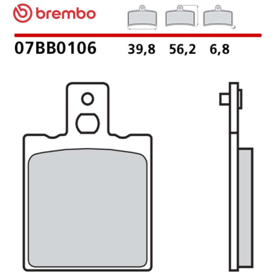 Brembo CC 07BB0106 Carbon-Keramik-Motorradbremsbeläge