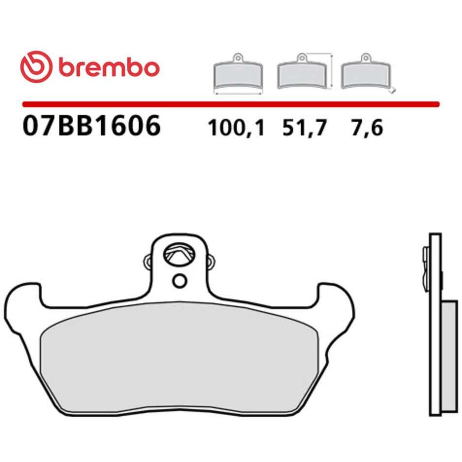 Brembo CC 07BB1606 Carbon-Keramik-Motorradbremsbeläge