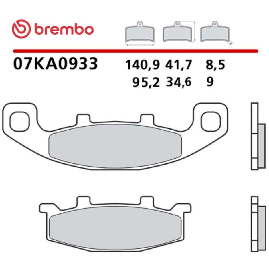 Brembo CC 07KA0933 Carbon Ceramic Motorcycle Brake Pads