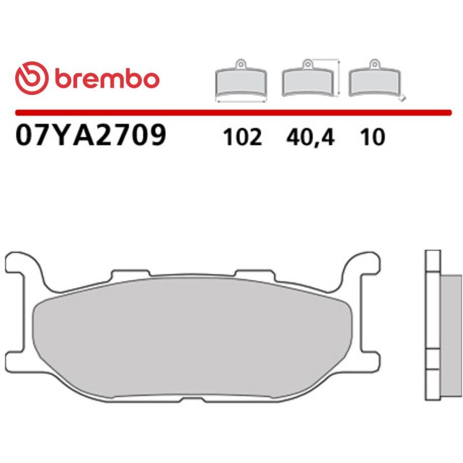 Brembo CC 07YA2709 Carbon Ceramic Front Motorcycle Brake Pads