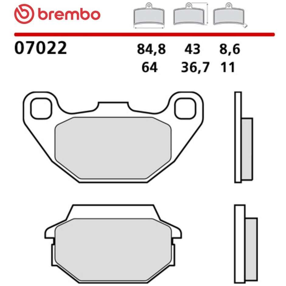 Brembo CC 7022 Carbon-Keramik-Motorradbremsbeläge