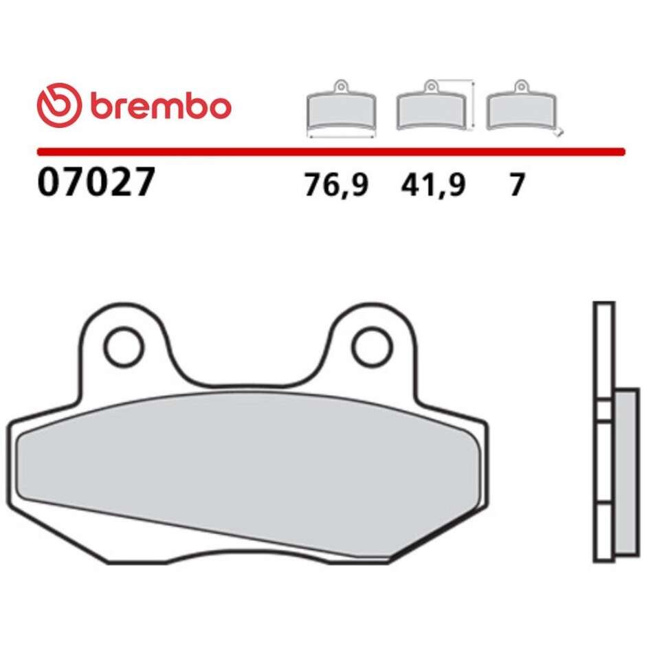 Brembo CC 7027 Carbon Ceramic Motorcycle Brake Pads