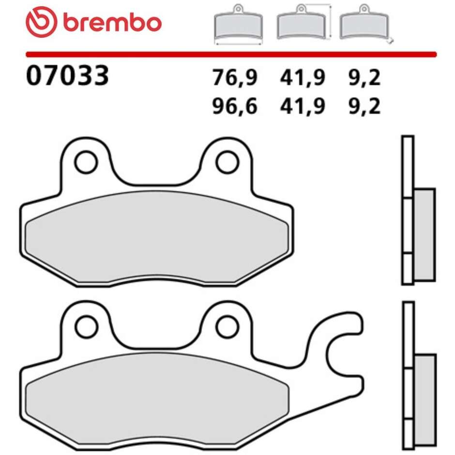 Brembo CC 7033 Carbon-Keramik-Motorradbremsbeläge