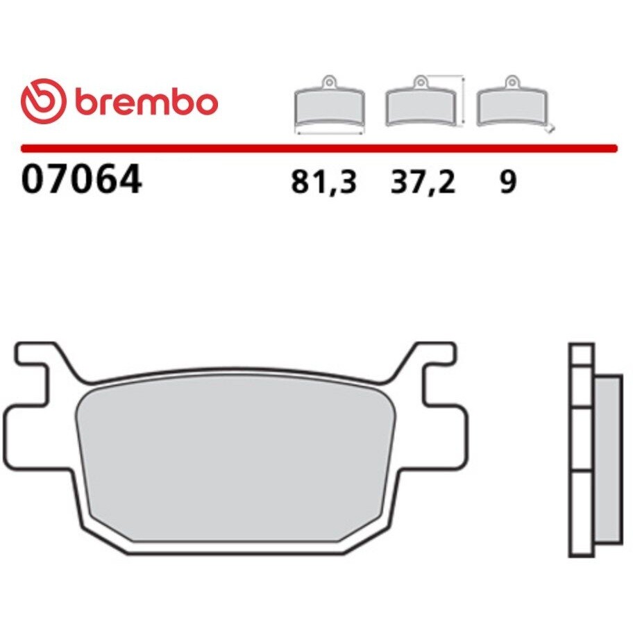 Brembo CC 7064 Carbon-Keramik-Motorradbremsbeläge