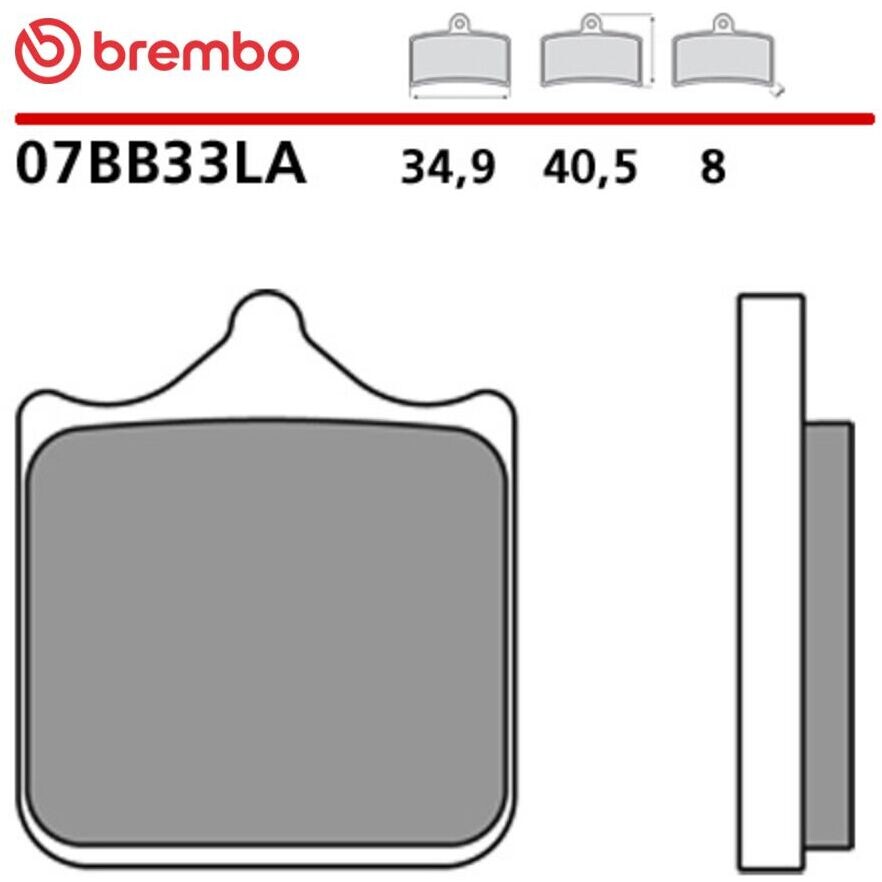 Brembo LA 07BB33LA Long-Life Sintered Motorcycle Front Brake Pads