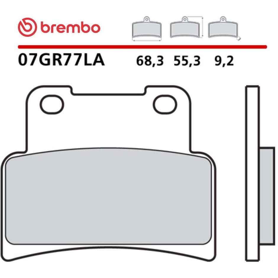 Brembo LA 07GR77LA Long-Life Sintered Motorcycle Front Brake Pads