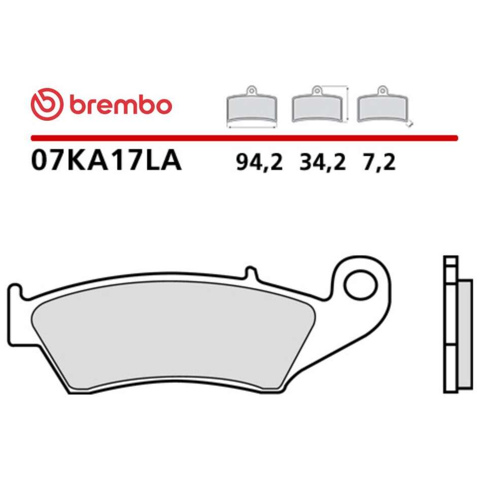 Brembo LA 07KA17LA Langlebige Sinter-Motorrad-Vorderradbremsbeläge