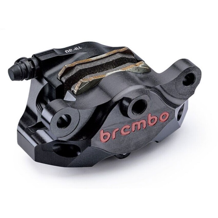 Brembo Racing GP2-CR 84mm Schwarzer Hinterrad-Motorradbremssattel 120A44130