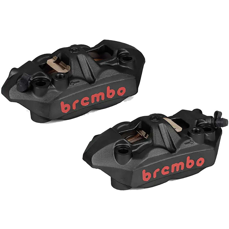 Brembo Racing M4.34 Radial 108mm Black Front Motorcycle Brake Caliper Kit 220A39750