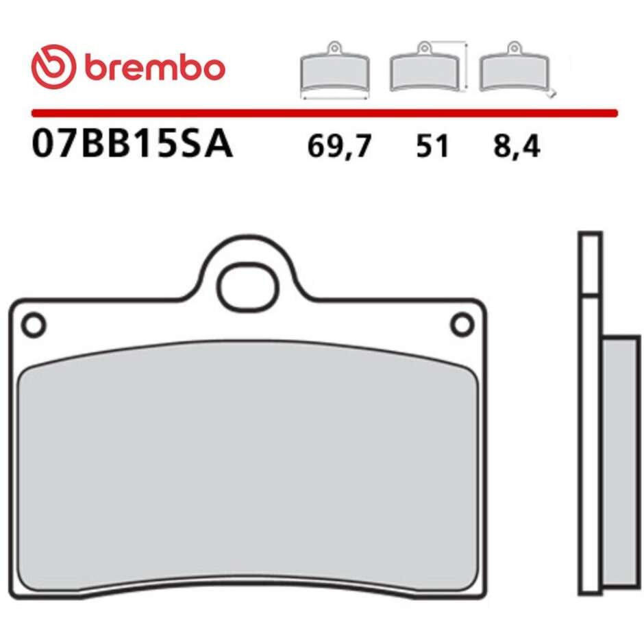 Brembo SA 07BB15SA Sintered Front Motorcycle Brake Pads