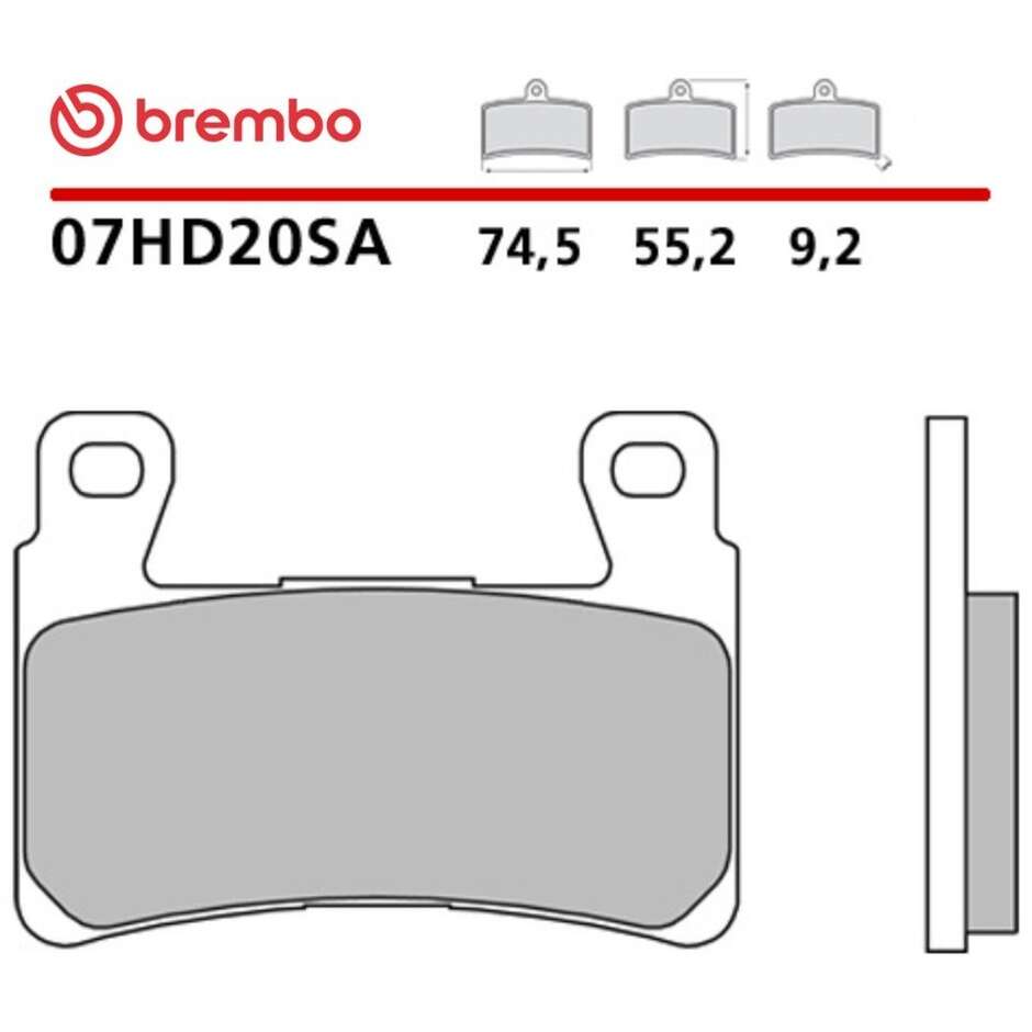 Brembo SA 07HD20SA Sintered Front Motorcycle Brake Pads