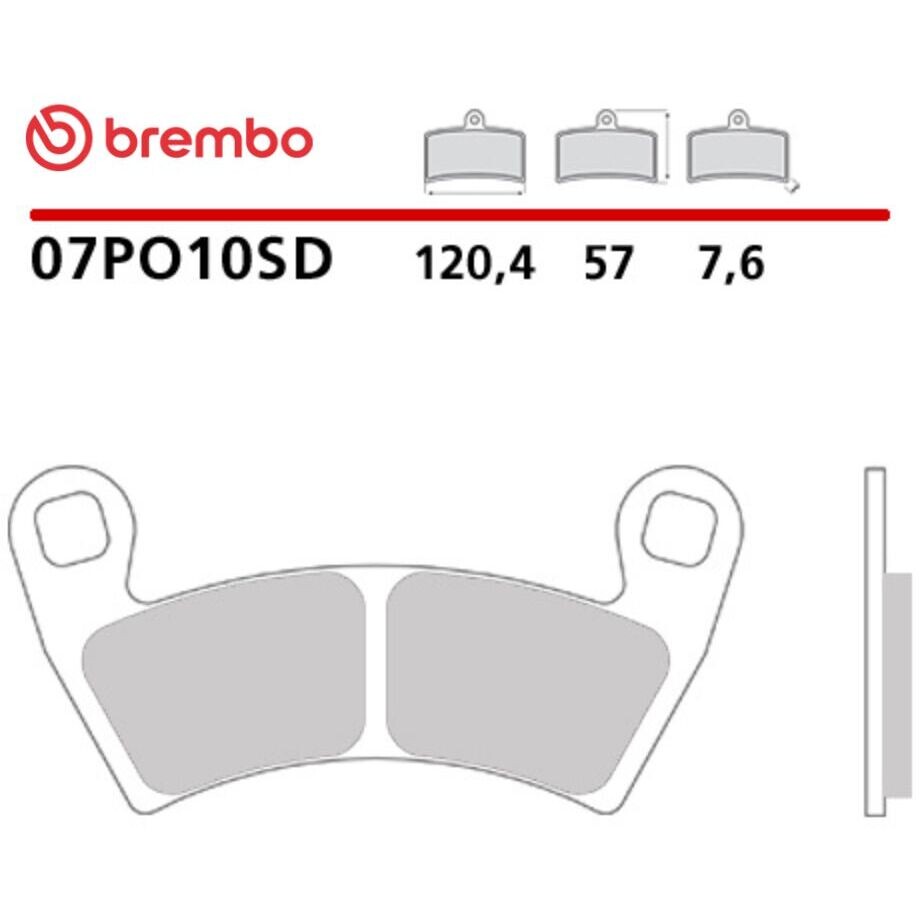 Brembo SD 07PO10SD Sinter-Bremsbeläge für Enduro-Motorräder