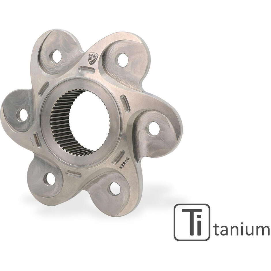 Bride de support de couronne Ducati FL504 - Titane CNC Racing Titanium