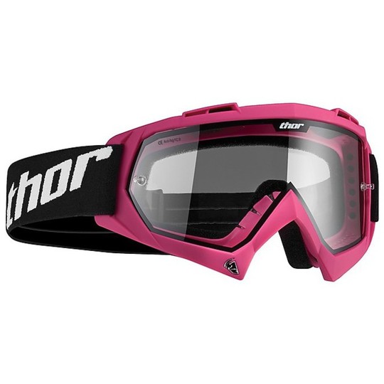 Brille Maske Moto Cross Enduro 2015 Thor Feind festen rosa