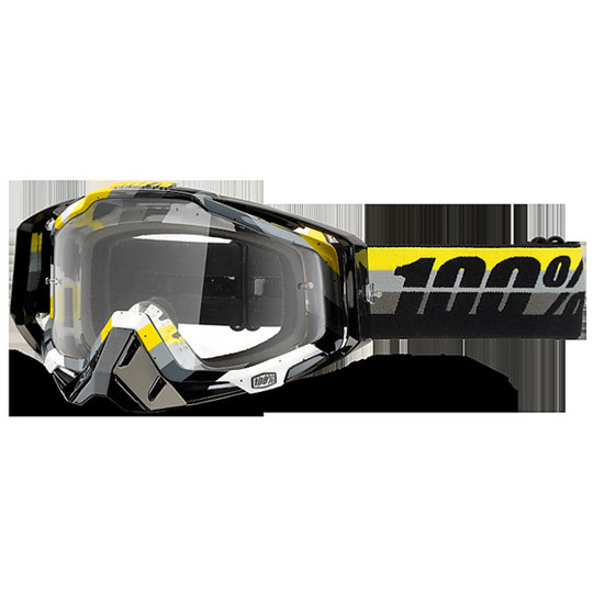 Brille Moto Cross Enduro 100% Racecraft Max Objektiv Chiara