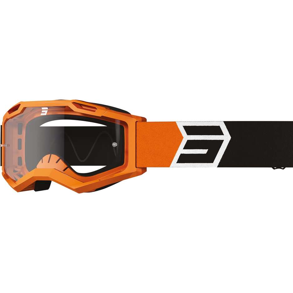 Brille Moto Cross Enduro Shot ASSAULT 2.0 SOLAR Neon Orange Matt