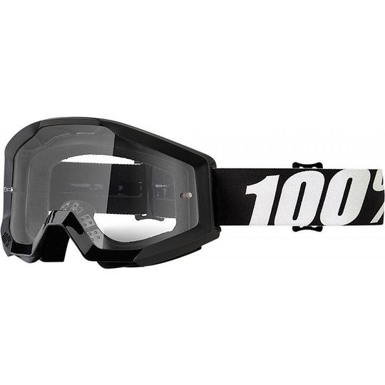 Brillen Moto Cross Enduro 100% Outlaw Strata Klare Sichtscheibe