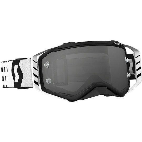 Brillen Moto Cross Enduro Prospect Scott Black White Ligh Sensitive