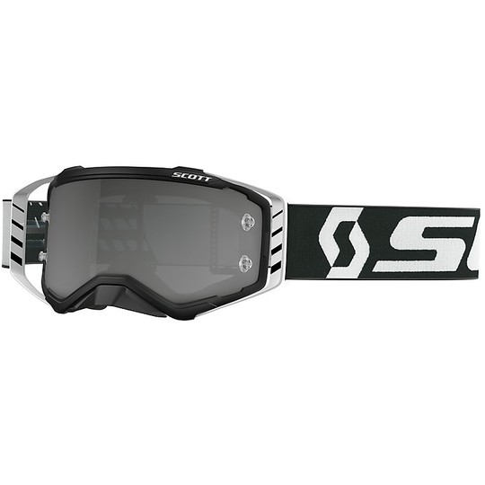 Brillen Moto Cross Enduro Prospect Scott Black White Ligh Sensitive