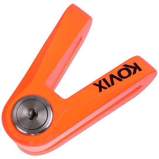 Broche en alliage de zinc pour verrou de disque de moto KOVIX KVX 14 mm Orange Fluo