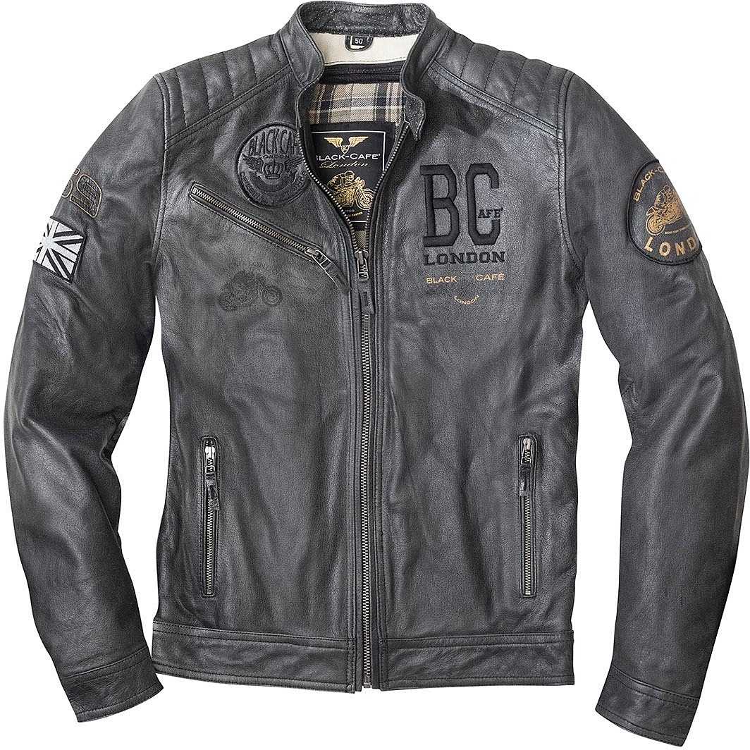 Vance Leather HMM532 Men's Commuter Cafe Racer Motorcycle Leather Jacket  with Armor-Team Motorcycle
