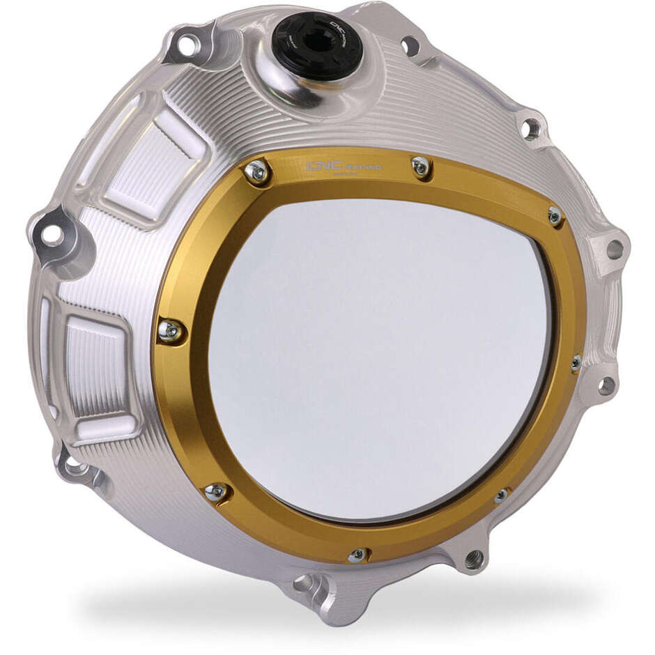 CA800 BMW CNC Racing Klarer Kupplungsdeckel Silber Gold
